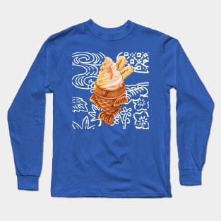 Ice Cream Taiyaki Long Sleeve T-Shirt